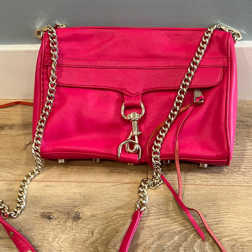 Hot pink Rebecca Minkoff bag.  Never used
